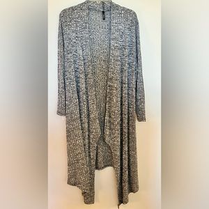 Lightweight long grey sweater